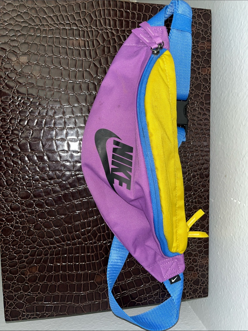 Nike Purple, Yellow & Blue Waist Pack